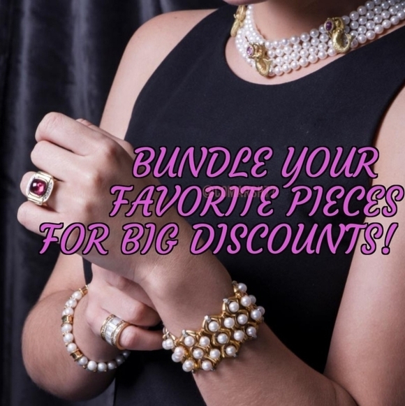 Silver Bead Cuff Bracelet - Picture 5 of 5